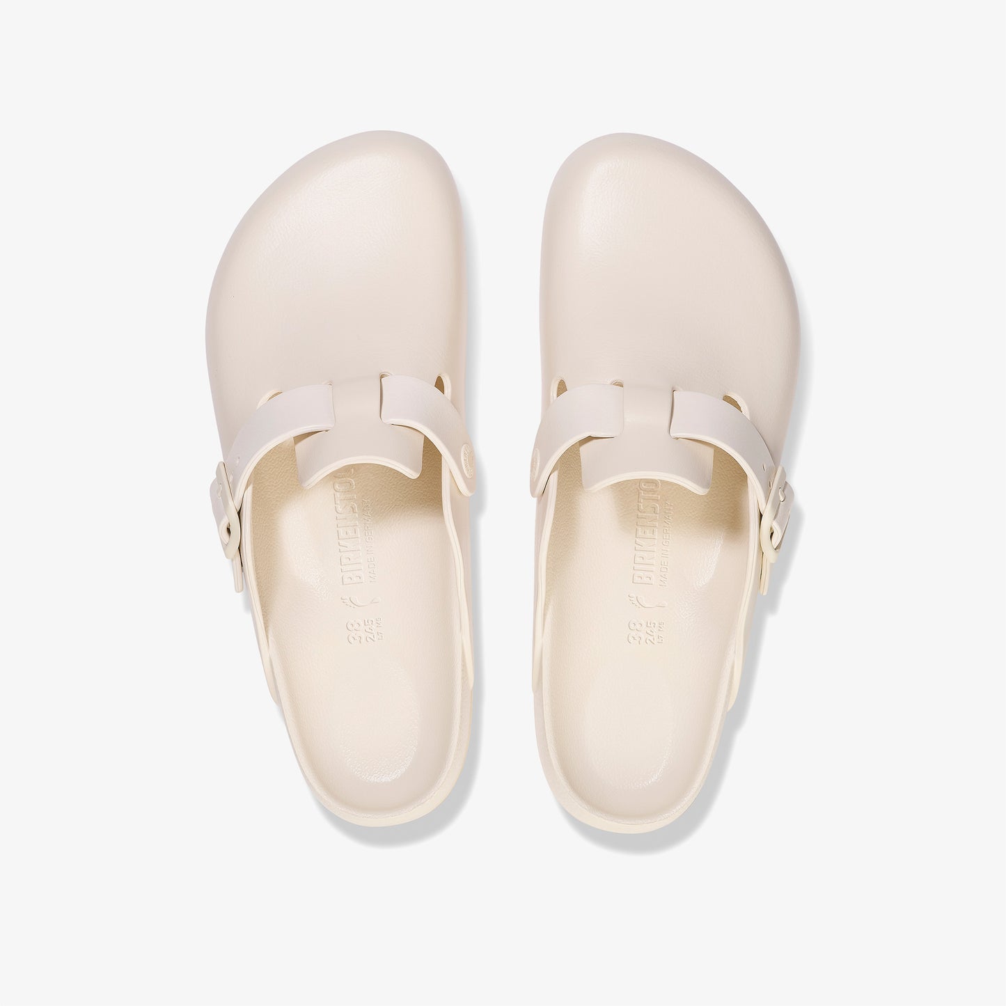 Birkenstock Boston Eva Erkek Krem Terlik