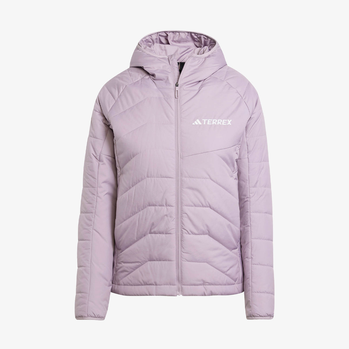 Adidas Terrex Multi Synthetic Insulated Kadın Mor Kapüşonlu Mont