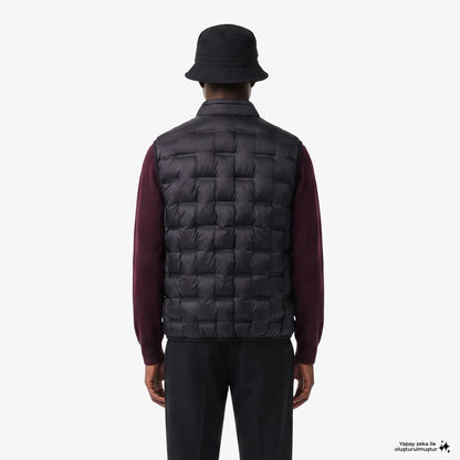 Lacoste Regular Fit Erkek Siyah Yelek