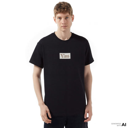 Vans Garden Oversized Ss Kadın Siyah T-shirt