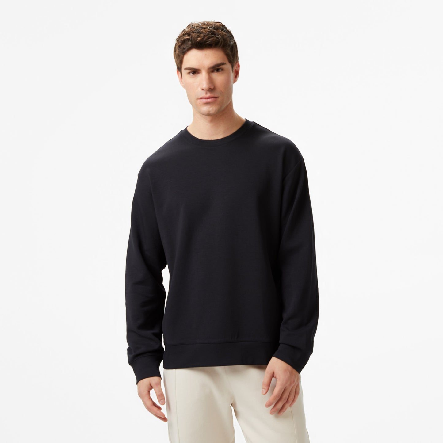 Nautica Erkek Siyah Regular Fit Sweatshirt