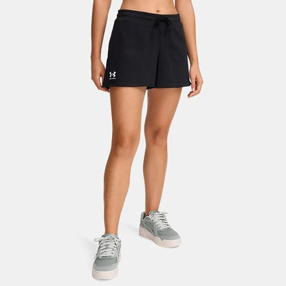 Under Armour Ua Rival Terry Short Kadın Siyah Şort