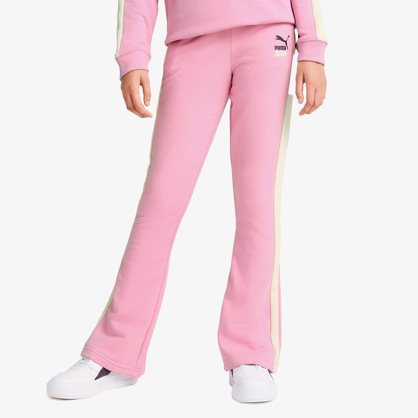 Puma Lavaland Bol Paça Çocuk Pembe Eşofman Altı