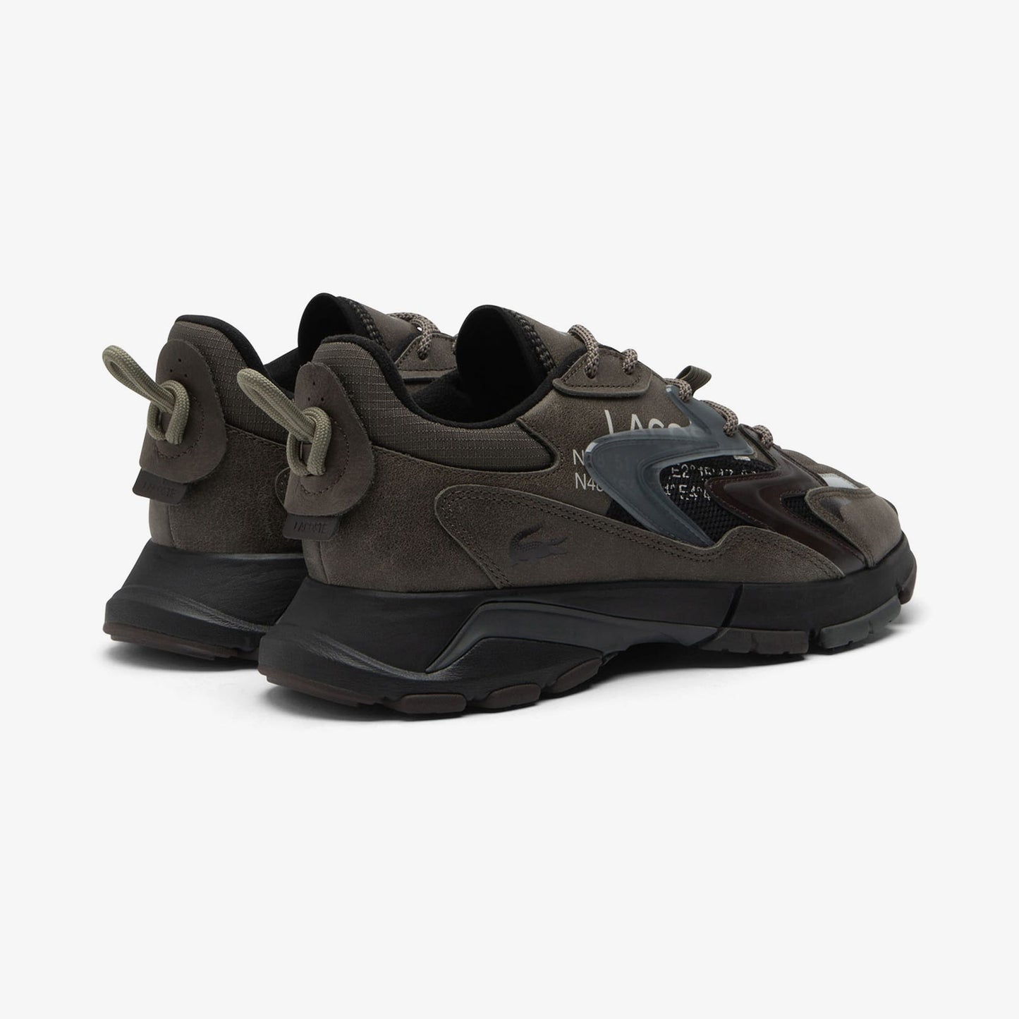 Lacoste L003 Neo Tech Erkek Koyu Kahverengi Spor Ayakkabı