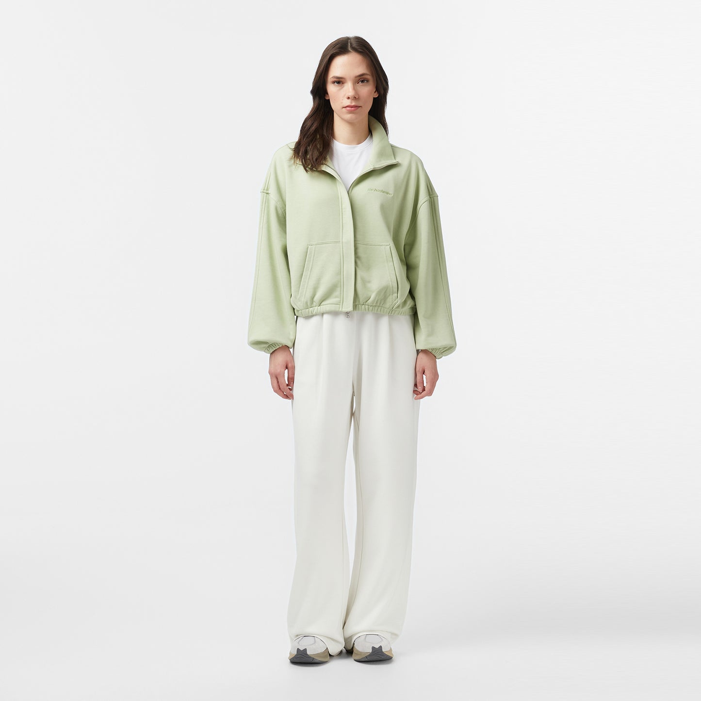 Les Benjamins Essentials 302 Kadın Yeşil Sweatshirt