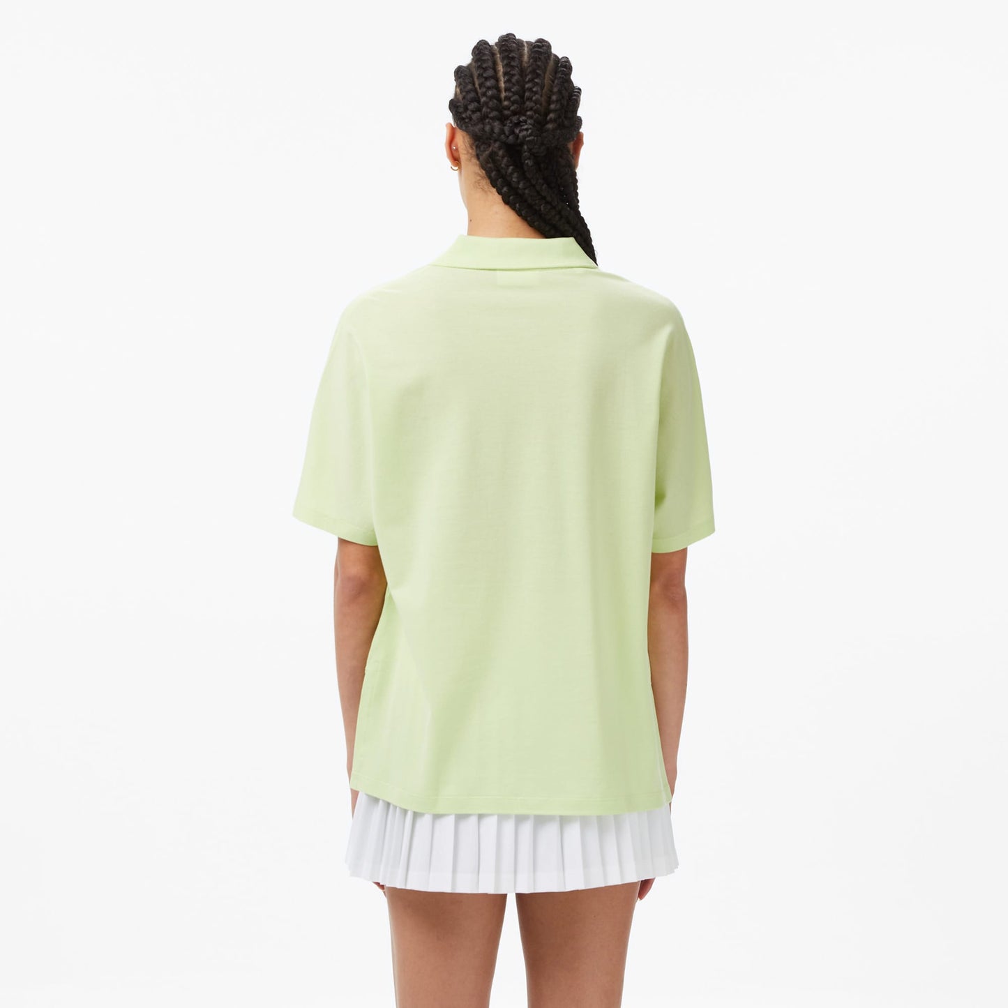 Lacoste Kadın Relaxed Fit Sarı Polo