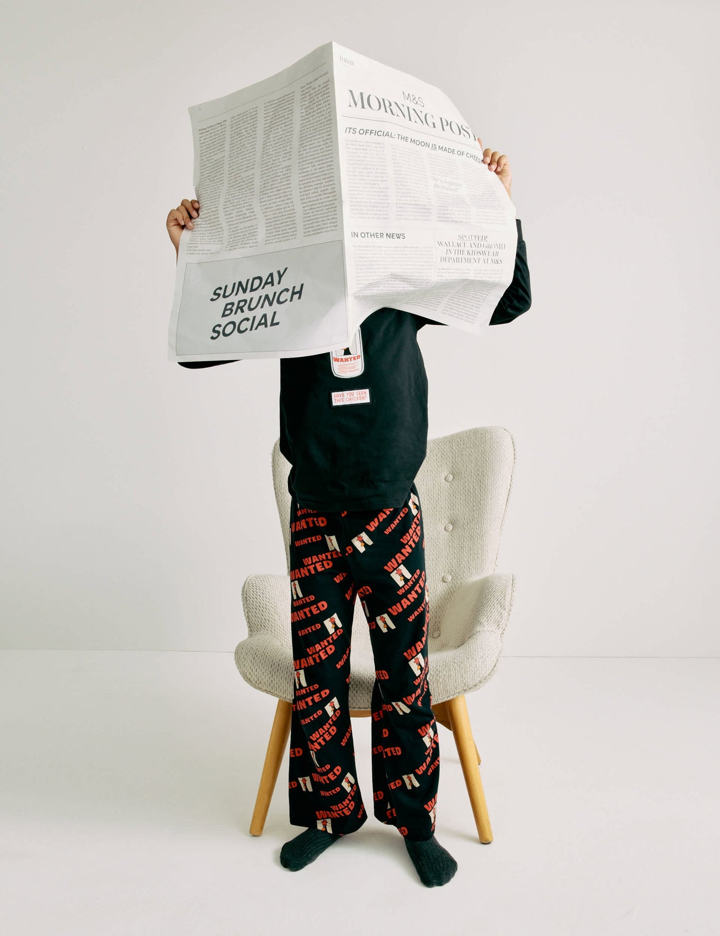 Pamuklu Desenli Pijama Takımı