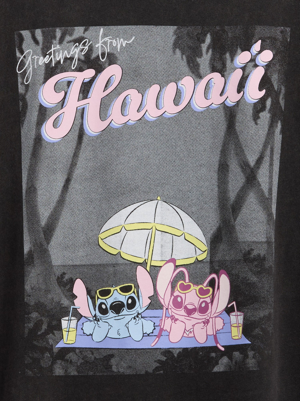 Siyah Disney Oversized Tunik T-shirt