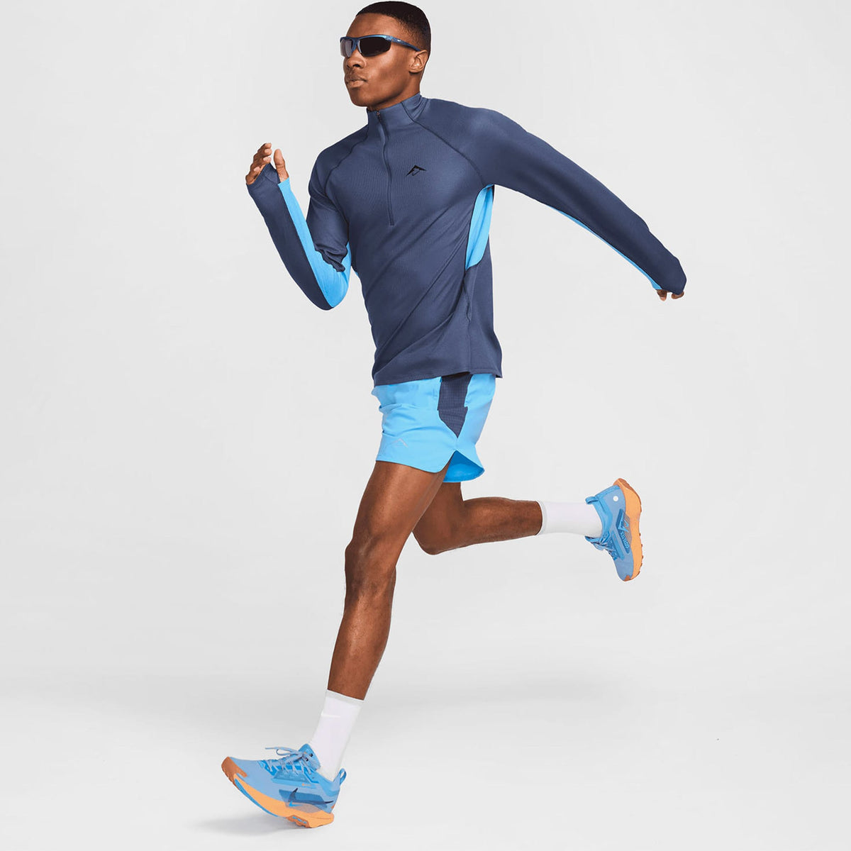 Nike Dri-fıt Trail Midlayer Hz Erkek Lacivert Antrenman Üstü