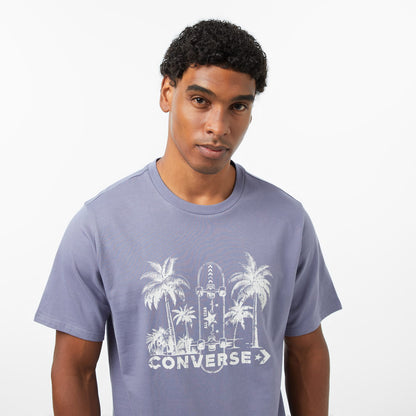 Converse Erkek Mavi T-shirt