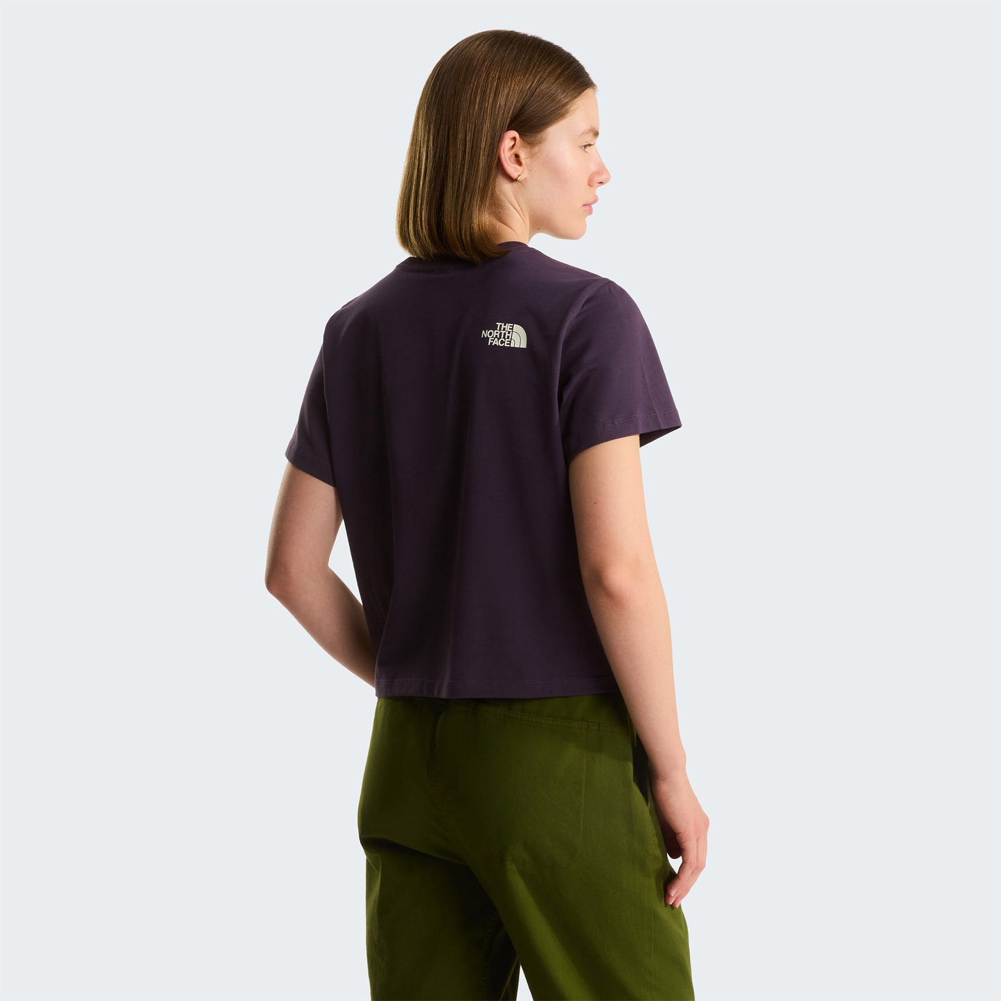 The North Face Flora Embro Regular Kadın Mor T-shirt