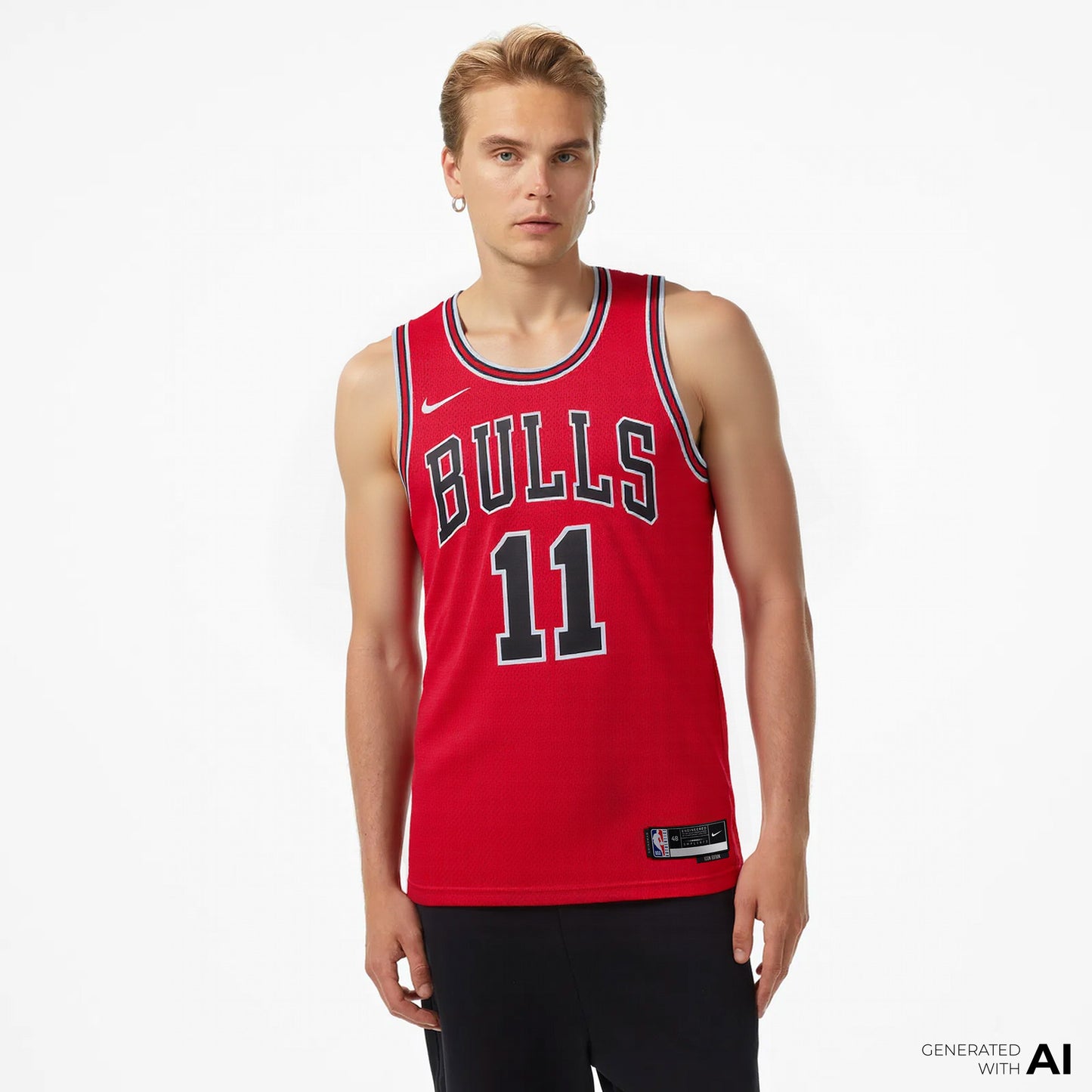 Nike Chicago Bulls Swingman Icon Erkek Kırmızı Basketbol Forması