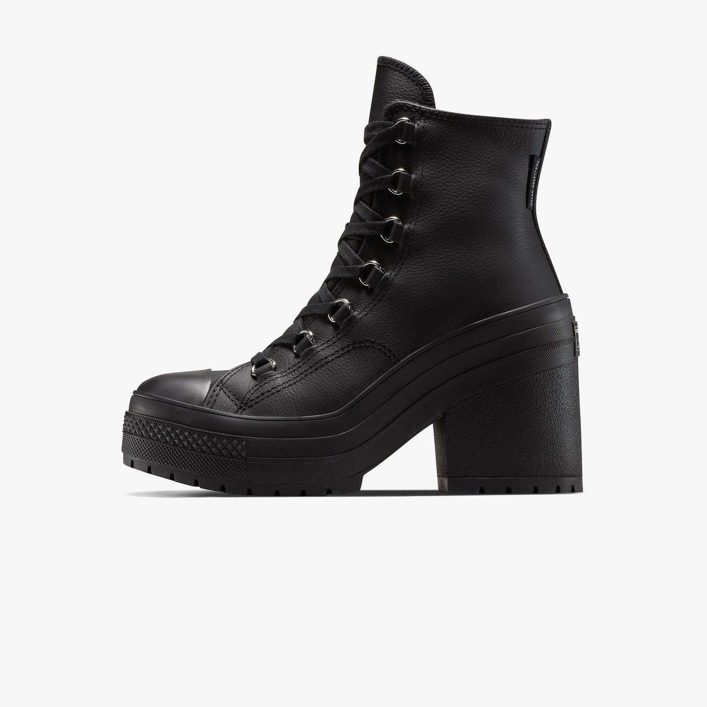 Converse Chuck 70 De Luxe Heel Leather High Top Kadın Siyah Sneaker