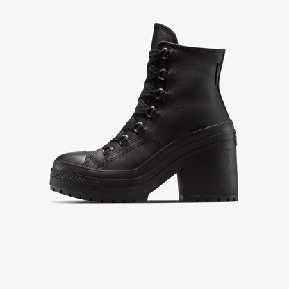 Converse Chuck 70 De Luxe Heel Leather High Top Kadın Siyah Sneaker