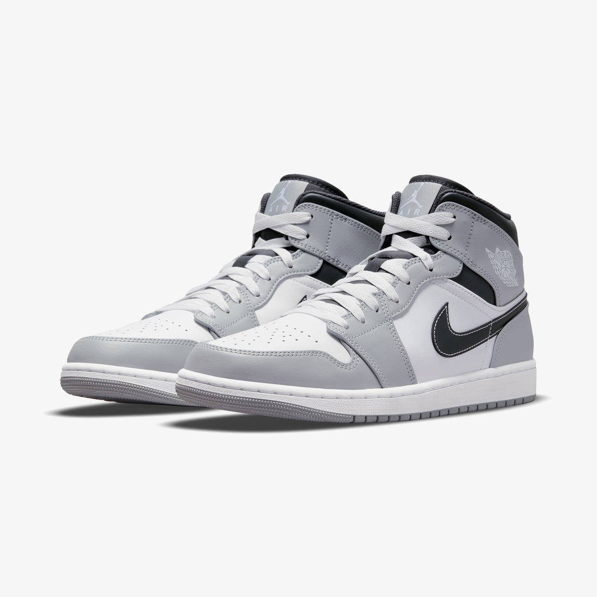 Jordan Air 1 Mid Erkek Gri Spor Ayakkabı