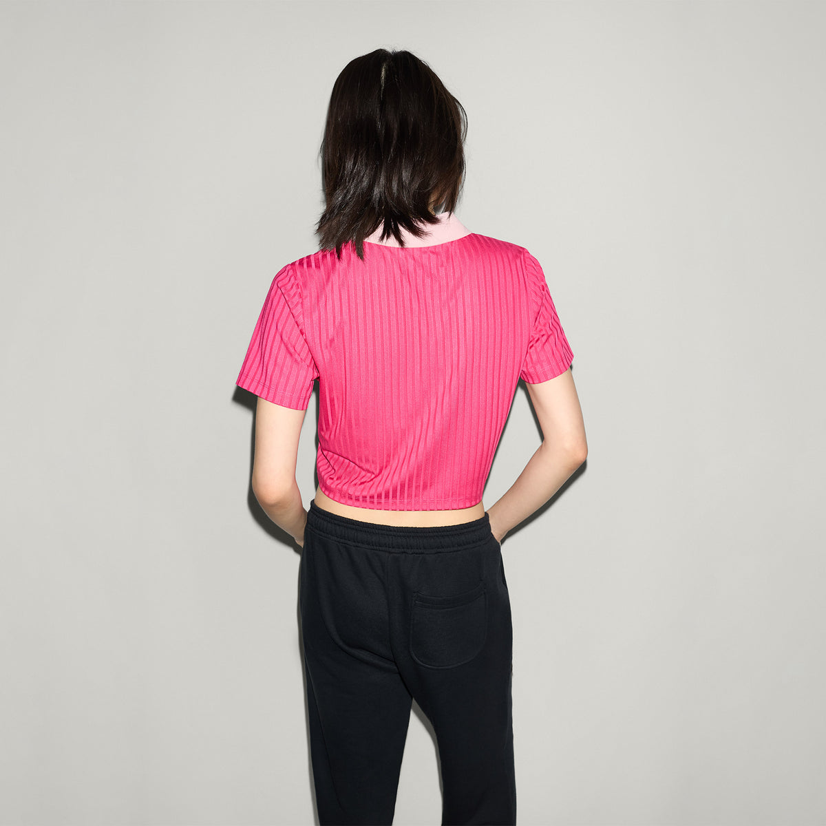 Converse Kadın Gri Polo Yaka T-shirt