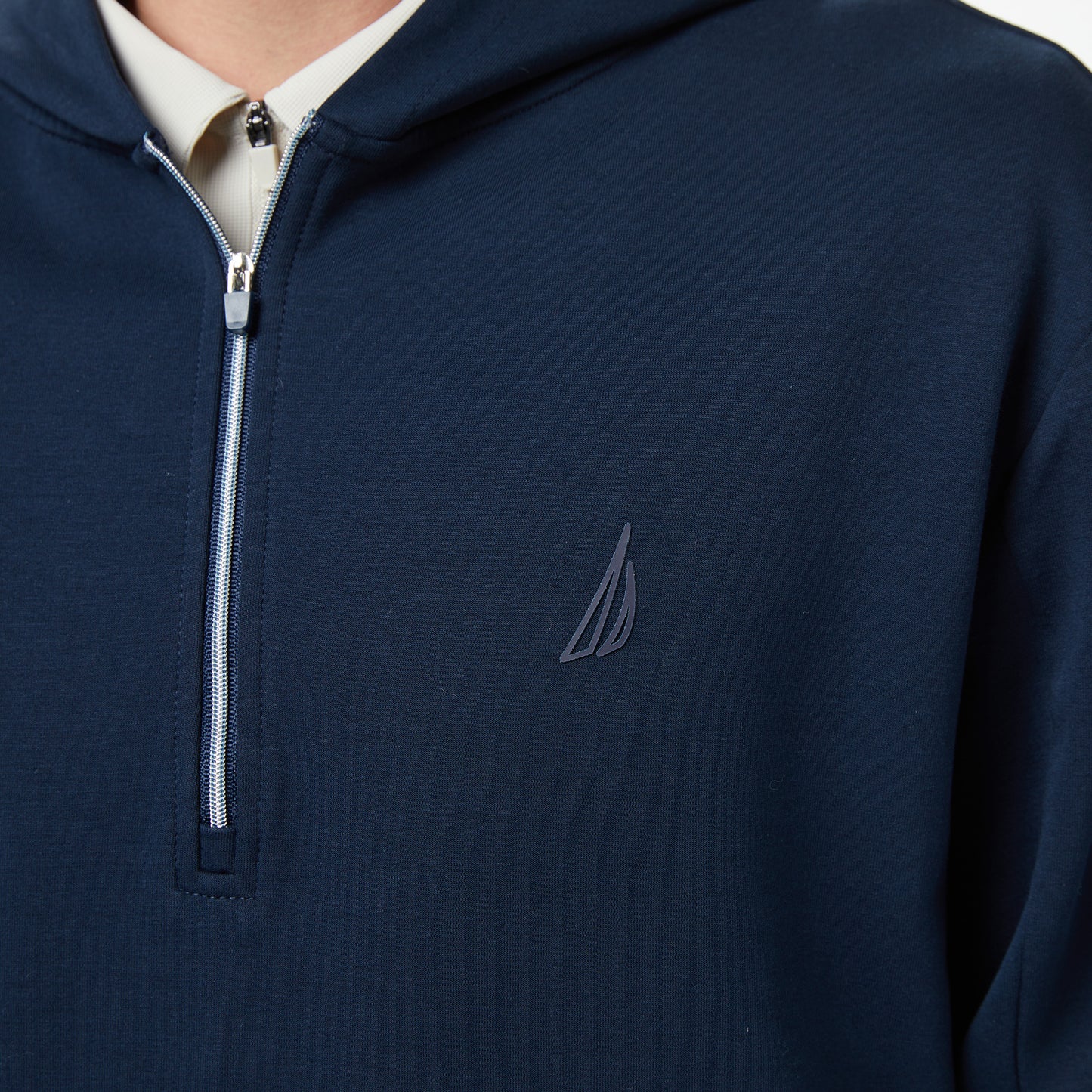Nautica Erkek Lacivert Regular Fit Kapüşonlu Sweatshirt