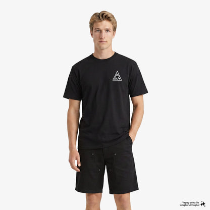Huf Triple Triangle Ss Erkek Beyaz T-shirt