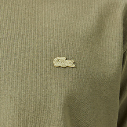 Lacoste Erkek Relaxed Fit Bisiklet Yaka Haki T-shirt