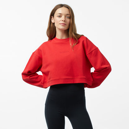 Les Benjamins 302 Kadın Kırmızı Sweatshirt