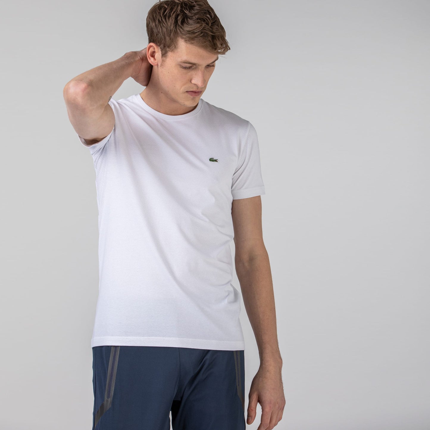 Lacoste Erkek Slim Fit Beyaz T-shirt
