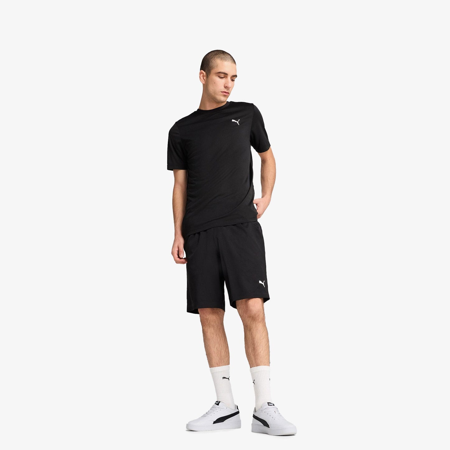 Puma Ess Small Logo Poly Erkek Siyah T-shirt