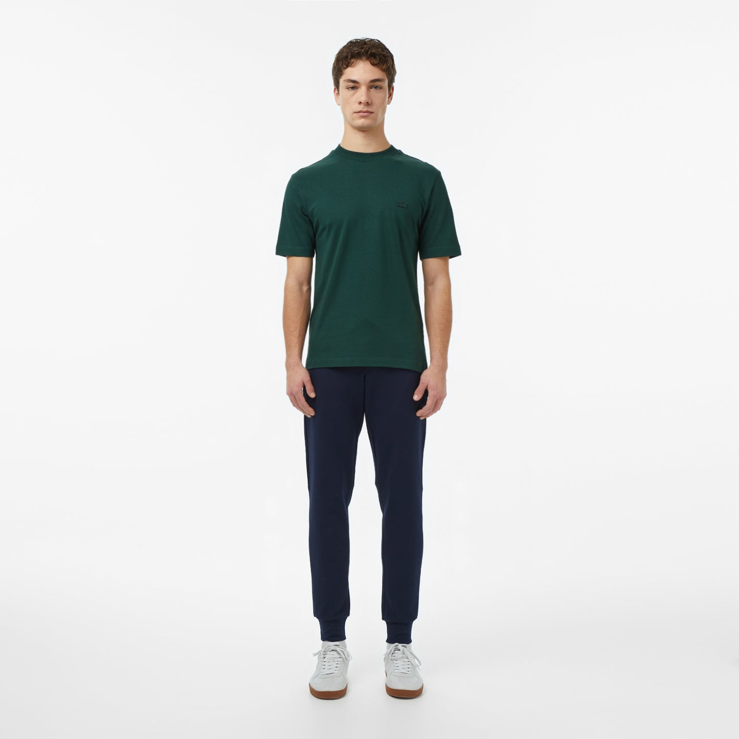 Lacoste Erkek Relaxed Fit Bisiklet Yaka Yeşil T-shirt