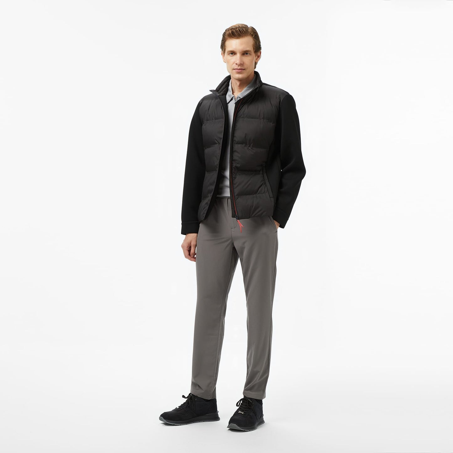 Nautica Erkek Siyah Regular Fit Mont