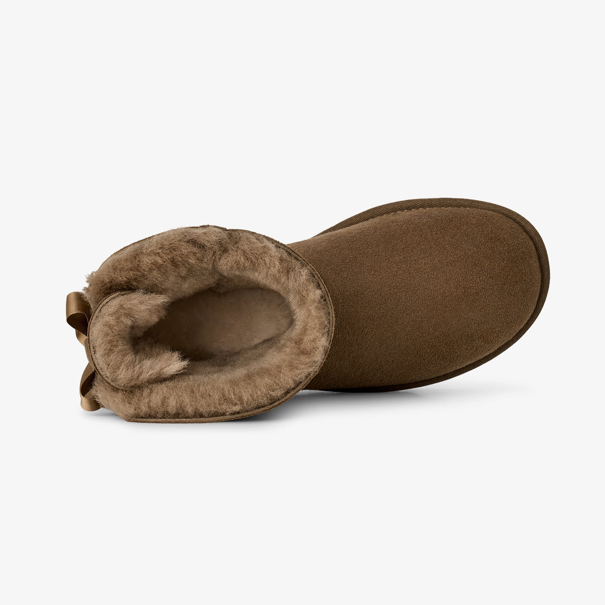 Ugg W Classic Mini Bailey Bow Ii Kadın Kahverengi Bot