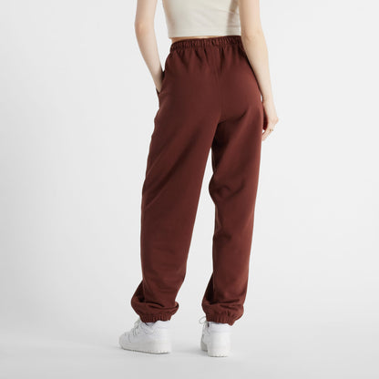 New Balance French Terry Kadın Bordo Eşofman Altı