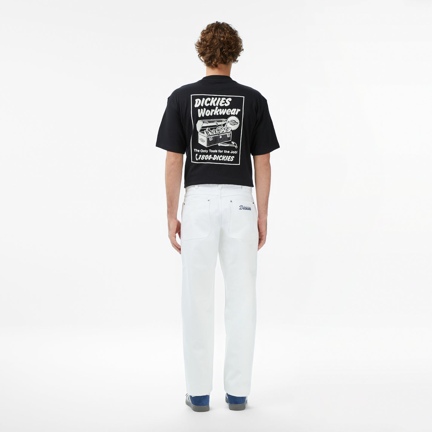 Dickies Wellsville Loose Tapered Erkek Beyaz Pantolon