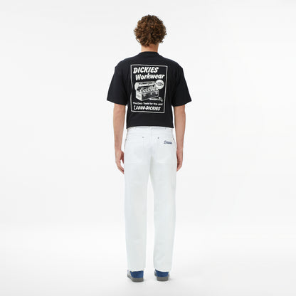 Dickies Wellsville Loose Tapered Erkek Beyaz Pantolon