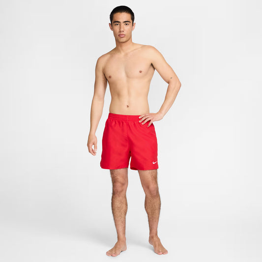Nike Swim Breaker Solid Essential Erkek Kırmızı Deniz Şortu