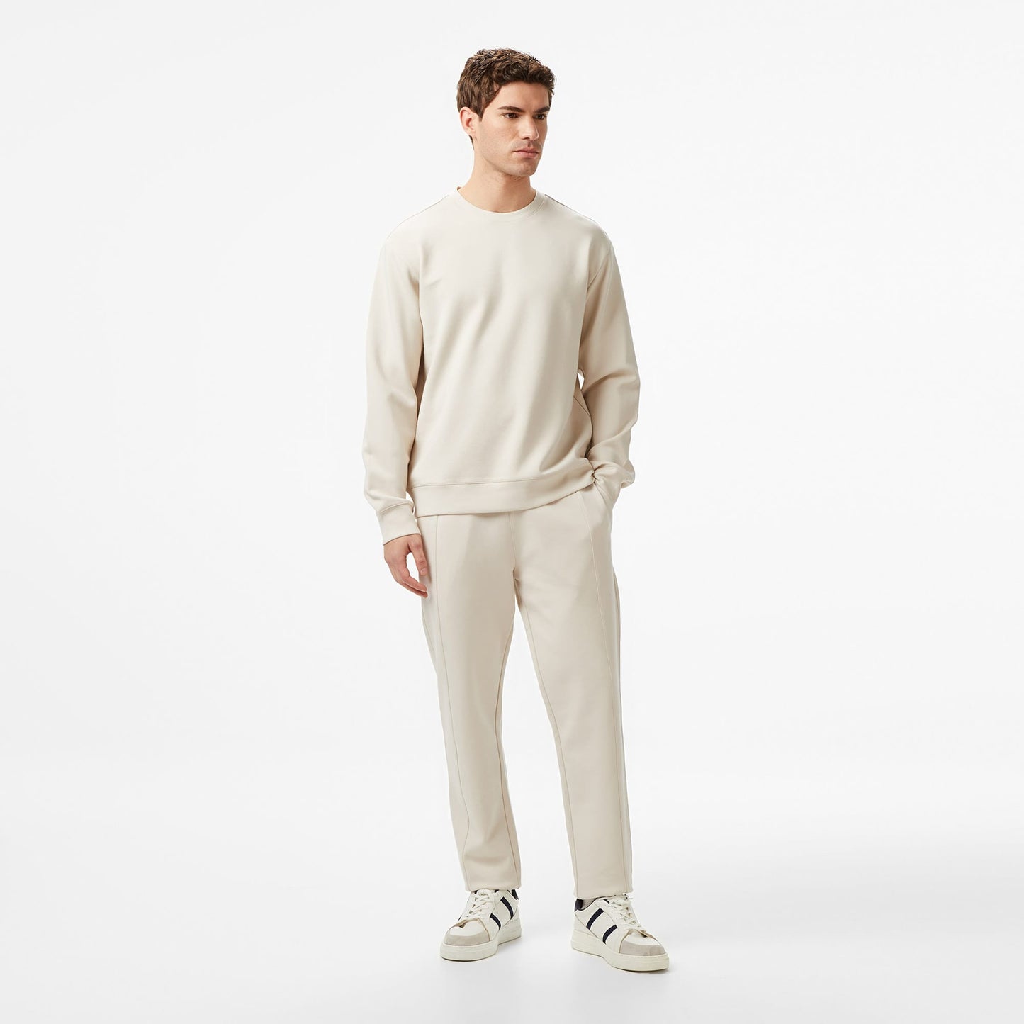Nautica Erkek Bej Regular Fit Eşofman Altı