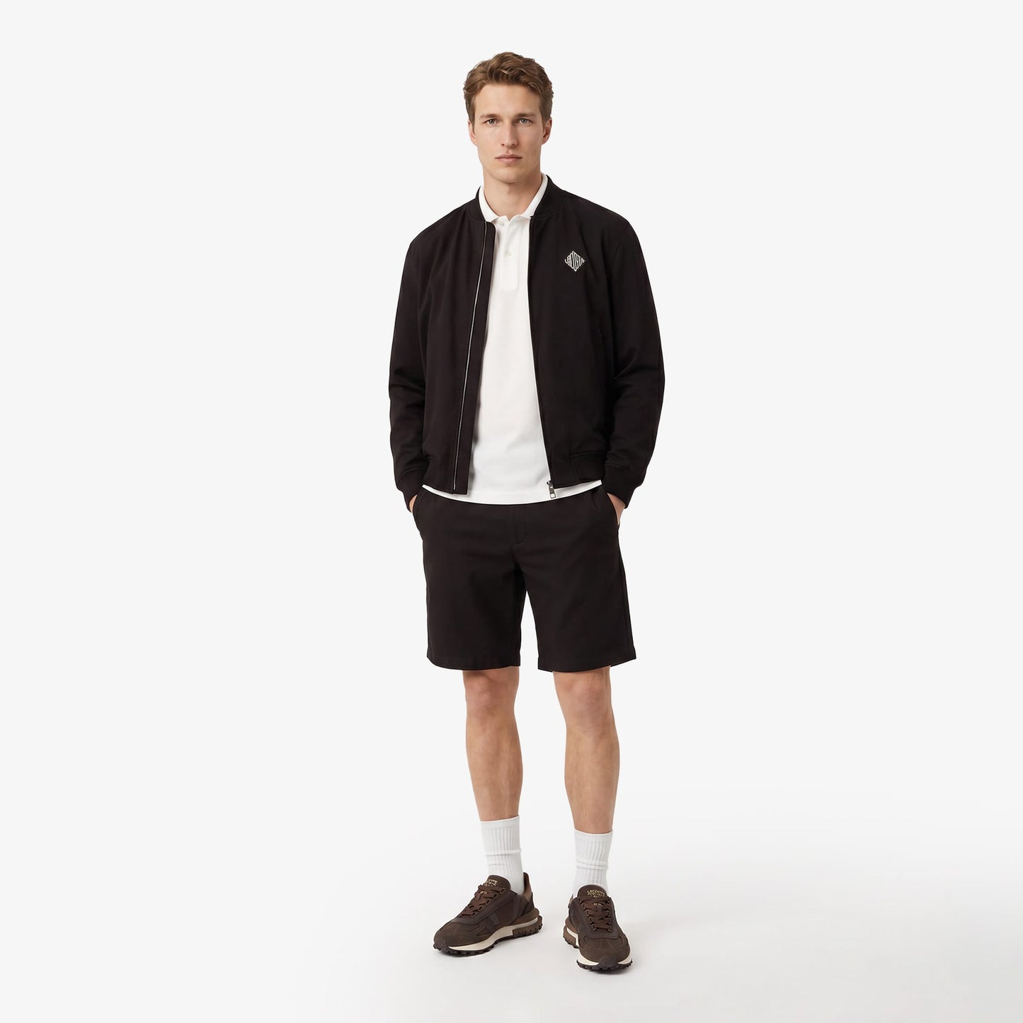 Lacoste Tapered Fit Erkek Siyah Şort