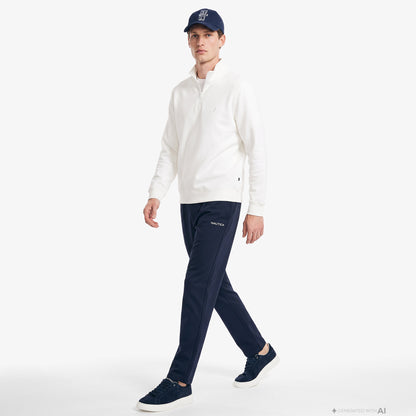 Nautica Erkek Beyaz Sweatshirt
