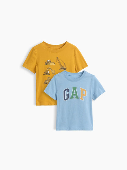 Açık Mavi Logo T-shirt (2'li)
