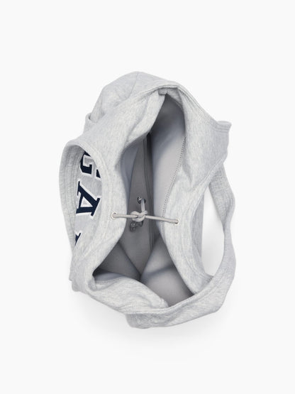 Açık Gri Sweatshirt Tote Çanta