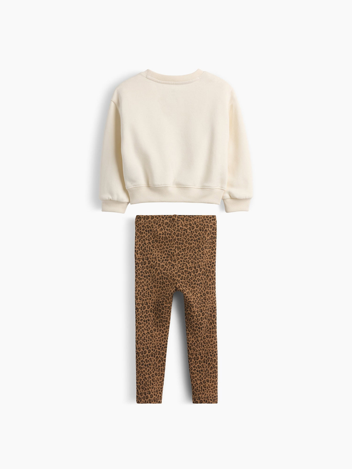 Kahverengi Sweatshirt & Tayt Seti