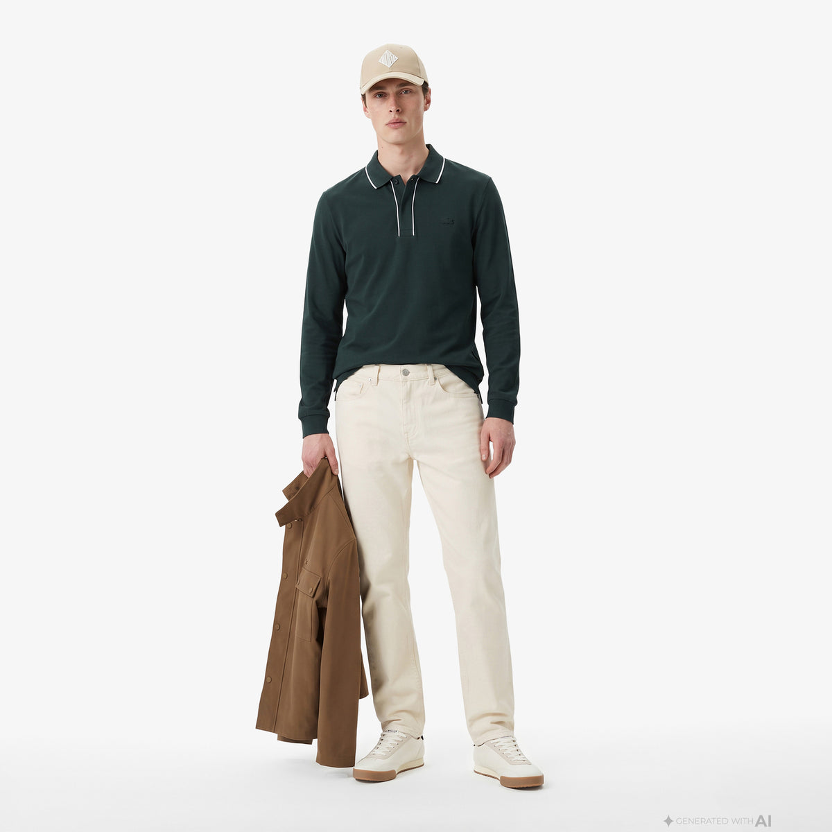 Lacoste Regular Fit Erkek Yeşil Polo