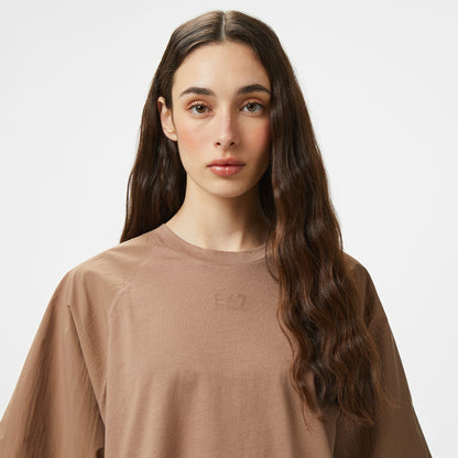 Emporio Armani Contemporary Kadın Kahverengi T-shirt