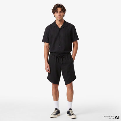 Unıted4 Regular Fit Erkek Siyah Şort