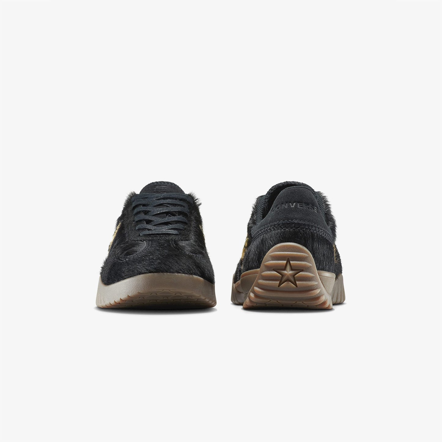 Converse Run Star Trainer Pony Hair Unisex Siyah Sneaker