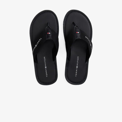 Tommy Hilfiger Erkek Siyah Terlik