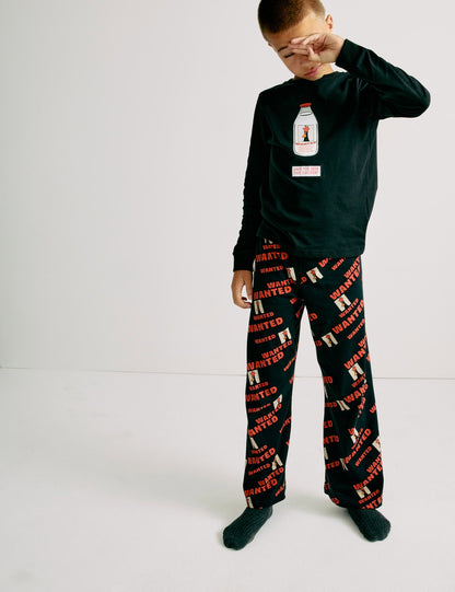 Pamuklu Desenli Pijama Takımı