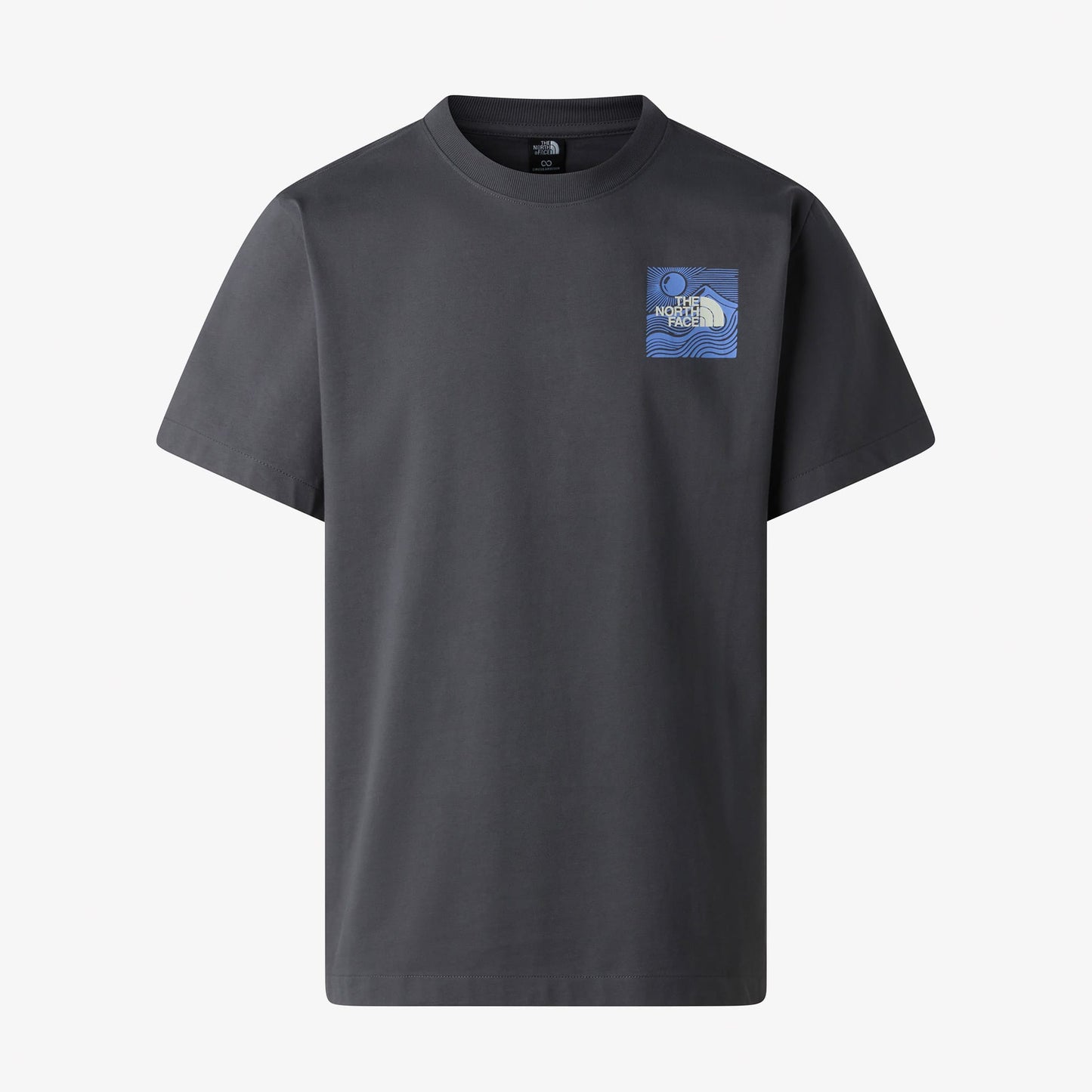 The North Face Mountain Escape Relaxed Erkek Gri T-shirt