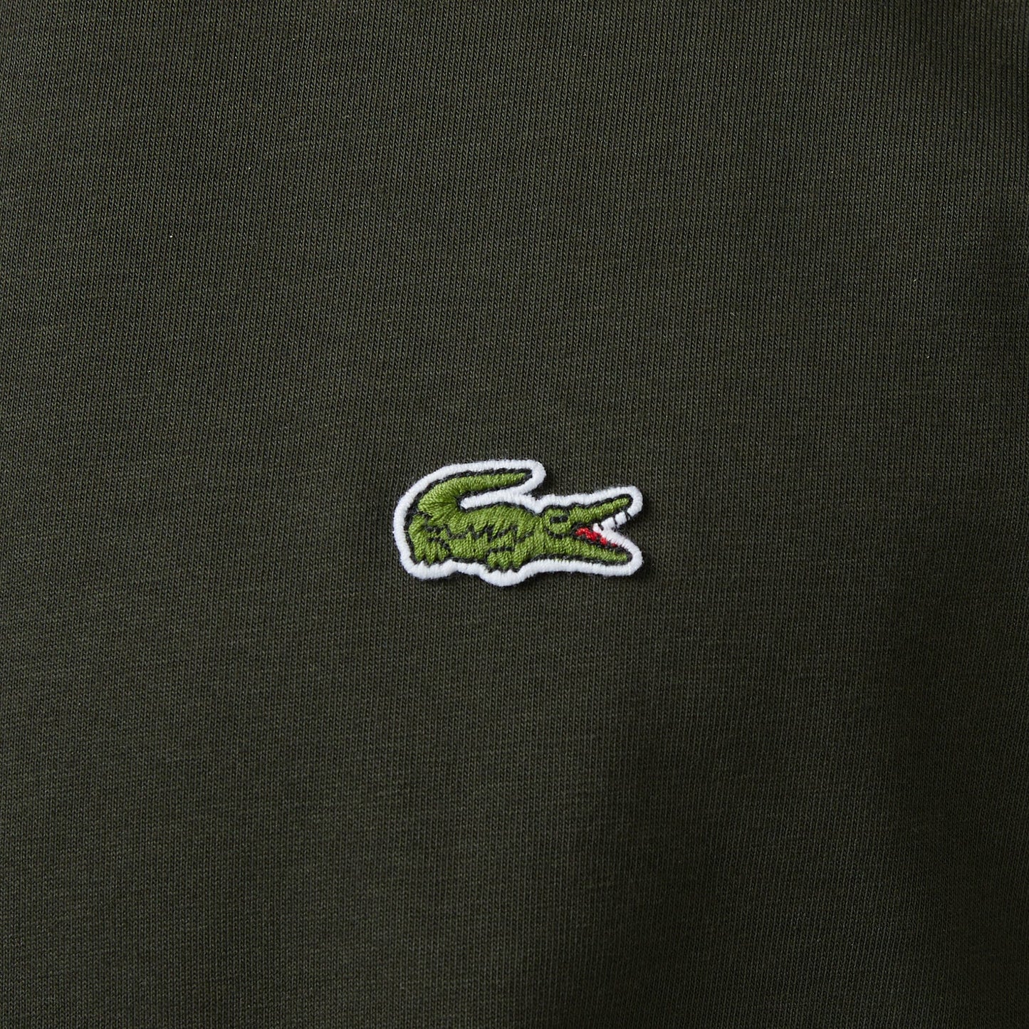 Lacoste Erkek Classic Fit Bisiklet Yaka Haki T-shirt