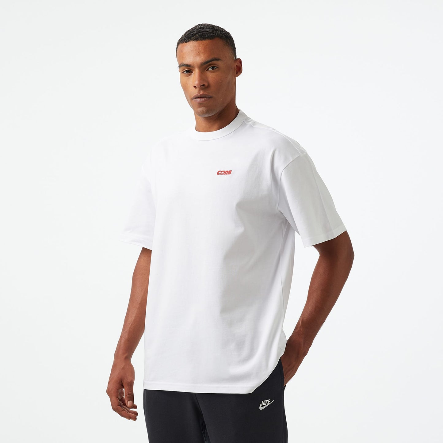 Converse Loose Fit Erkek Beyaz T-shirt