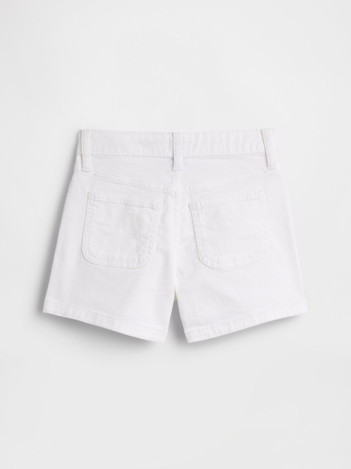 Beyaz Denim Şort Etek