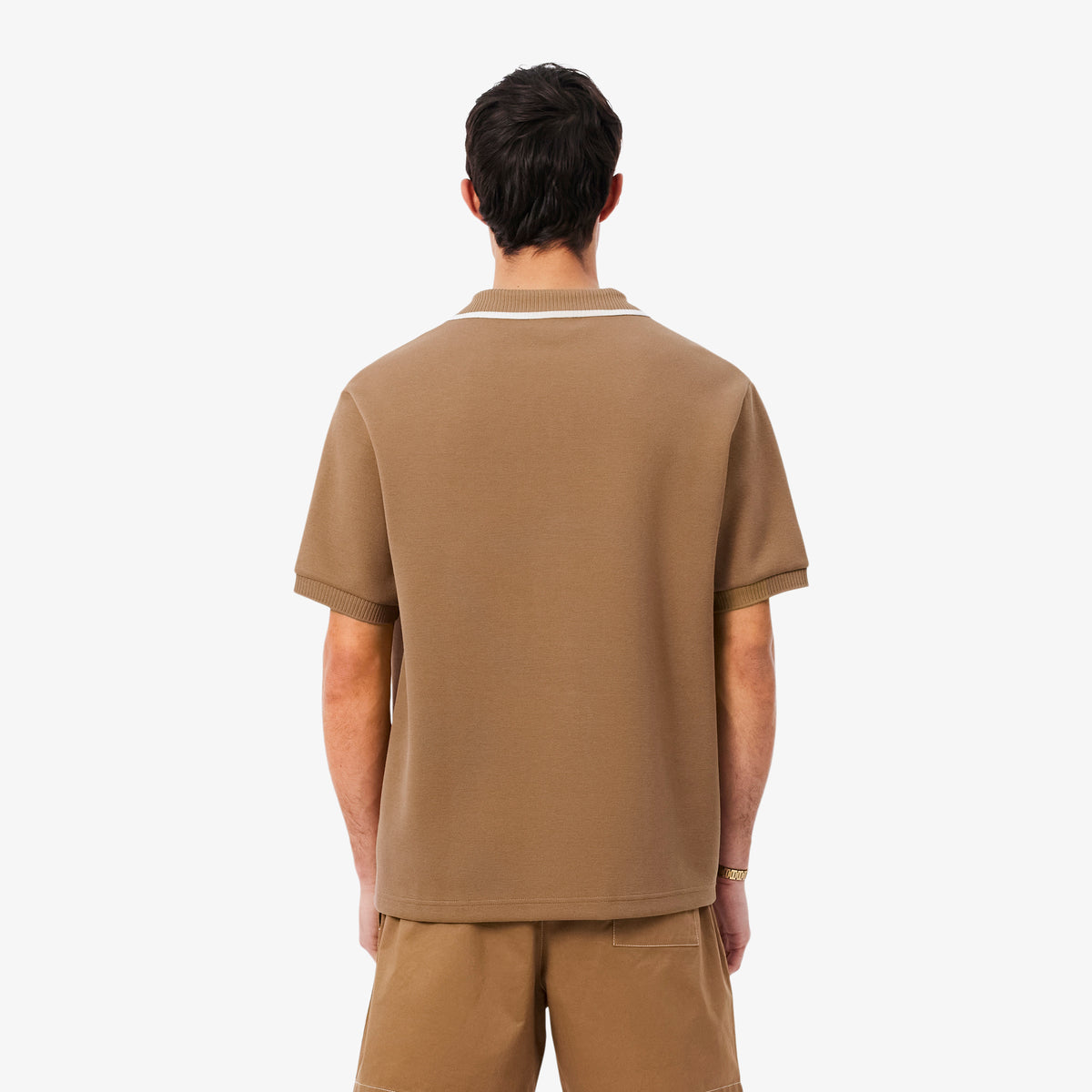 Lacoste Erkek Loose Fit Kahverengi Polo